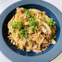 Polenta with caramelized onions  at Les Mijoteuses in Dijon