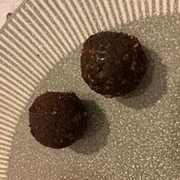 Fig & date truffles at Manna Eating - Pop up in South East London