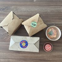 Full order in packaging   at A Burgers in Nanterre