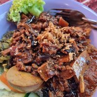 Braised pork rice at Simplefood Vegetarian & Vegan Cuisine 原味素食 in East Singapore