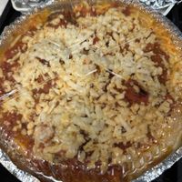 This is the spaghetti. We got it to go. Love it!   at Uncle Gino's Pizzeria in Temecula