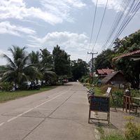 Just opposite of the ocean and very close to the pier at Anchor Point Restaurant in Koh Yao Noi
