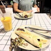 Falafel wrap  at Anchor Point Restaurant in Koh Yao Noi