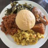 Soul food plate!  at Vegelicious Antioch in Antioch