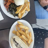 Hot chick plate and the Philly cheese sandwich   at Vegelicious Antioch in Antioch