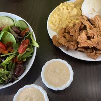 House salad with ranch and soul chick plate❤️  at Vegelicious Antioch in Antioch