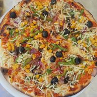 Vegi lovers at Pizza Real in Praia Da Luz