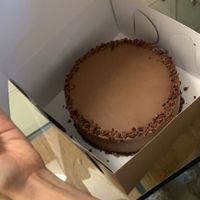 chocolate cake at W h o l l y in Medellin