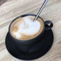 Cappucino mit Hafermilch/ Cappucino with ost milk  at Café Wölkchen in Cologne