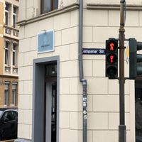 Außenseite, Eingang/ outside and entrance  at Café Wölkchen in Cologne