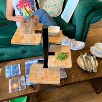 Where did it all go 😂great afternoon tea   at Huggers in Norwich