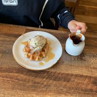 More waffles 🧇 😍🤤❤️ at Huggers in Norwich