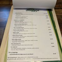 Menu c at Huggers in Norwich