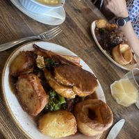 Sausage Plait and But Roast   at Huggers in Norwich