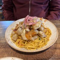 Chilli tofu  at Huggers in Norwich