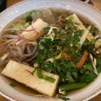 Vegan pho  at Phox in Dusseldorf