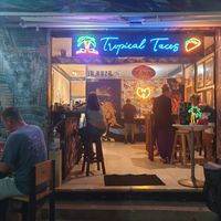 Nice atmosphere  #Veganuary at Tropical Tacos in Playa Del Carmen