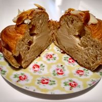 Double almond bunterior #Veganuary at Dark Room Chocolate in Norwich