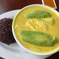 Avocado Yellow Curry (vegan) at The Coconut Downtown in Reno