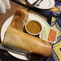 Masala dosa  at Harbour Kitchen in Zanzibar