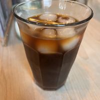 Iced coffee  at Impact Café  in Cologne