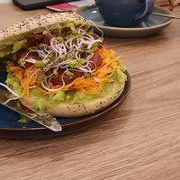 Avocado Bagel at Impact Café  in Cologne
