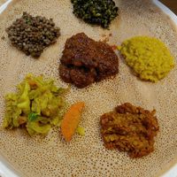 Beyaynetu at Yamarech Ethiopian Restaurant in Seoul