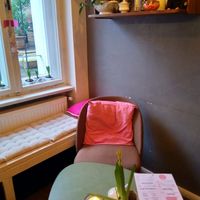 Eine der Sitzecken at Stück Vom Glück in Berlin