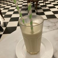 Horchata at Orxateria Santa Catalina in Valencia