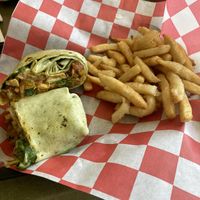   at Vegan Planet Café in Norfolk