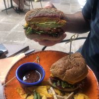 Burger 🍔   at B Planet La Laguna in Tenerife