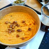 Sweet potato Parmentier at SOA RESTAURANT BOULOGNE in Boulogne-billancourt