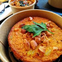 Sweet potato Parmentier at SOA RESTAURANT BOULOGNE in Boulogne-billancourt