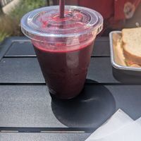 Berry smoothie at Craft in Watsonville