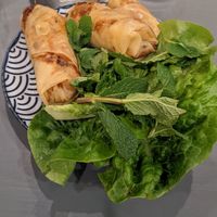 Vegan spring rolls at Bol Bun & Bubble in Montpellier