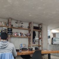 Interior at Black Honey Cafe in Monterrey