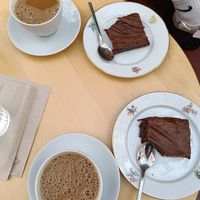Coffee with brownies at Kafe Hummusson - 2nd Floor in Malmo