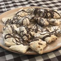 It was a gift for us, not on menu. ❤️  at SapoRita Pizzeria in Debrecen