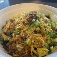 Lemongrass tofu Singapore noodle  at Ba Bar Green in Seattle