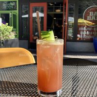 House vinegar drink (in lieu of kombucha )  at Ba Bar Green in Seattle