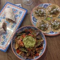 Baby burrito, nachos & tacos at Ta'Kool in Sevilla