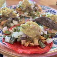 Cactus and potatoes tacos    at Ta'Kool in Sevilla