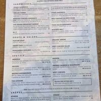 Menu 1 at The Vienna in Nelson