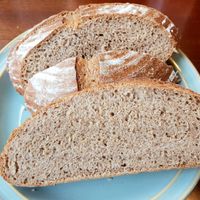 Whole-grain bread - inside #Veganuary at Le Blé 르블레 in Suncheon