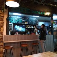 Counter #Veganuary at Come & Go Souvlaki in North London