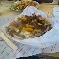   at Come & Go Souvlaki in North London