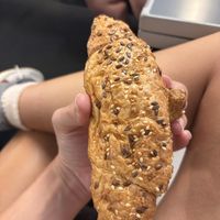 Sesame croissant (a bit smooshed as I bought it the day before and shoved it in my bag for breakfast)   at Bakery Bakery - HB in Zurich