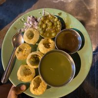 Pani Puri  at Aralimara Panipuri  in Bangalore