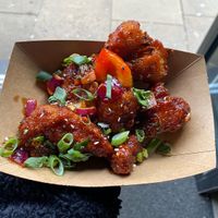 Thai sweet chilli bites   at Tuk Tuk Pan Asian in West London