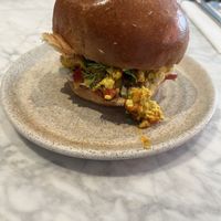 harissa scrambled tofu  at Mildreds - Covent Garden in London